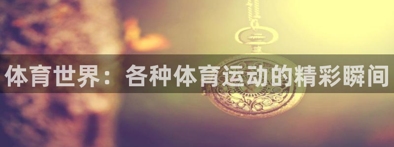 意昂3官网：体育世界：各种体育运动的精彩瞬间