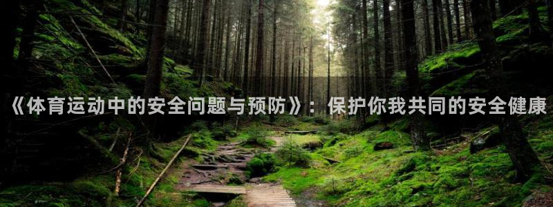 意昂3体育和杏耀是哪个公司的：《体育运动中的安全问题与预防》：保护你我共同的安全
